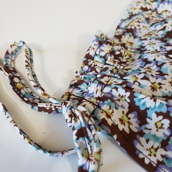 NEW PacSun L. A. Hearts Floral Backless Halter Top XS - Picture 4 of 6